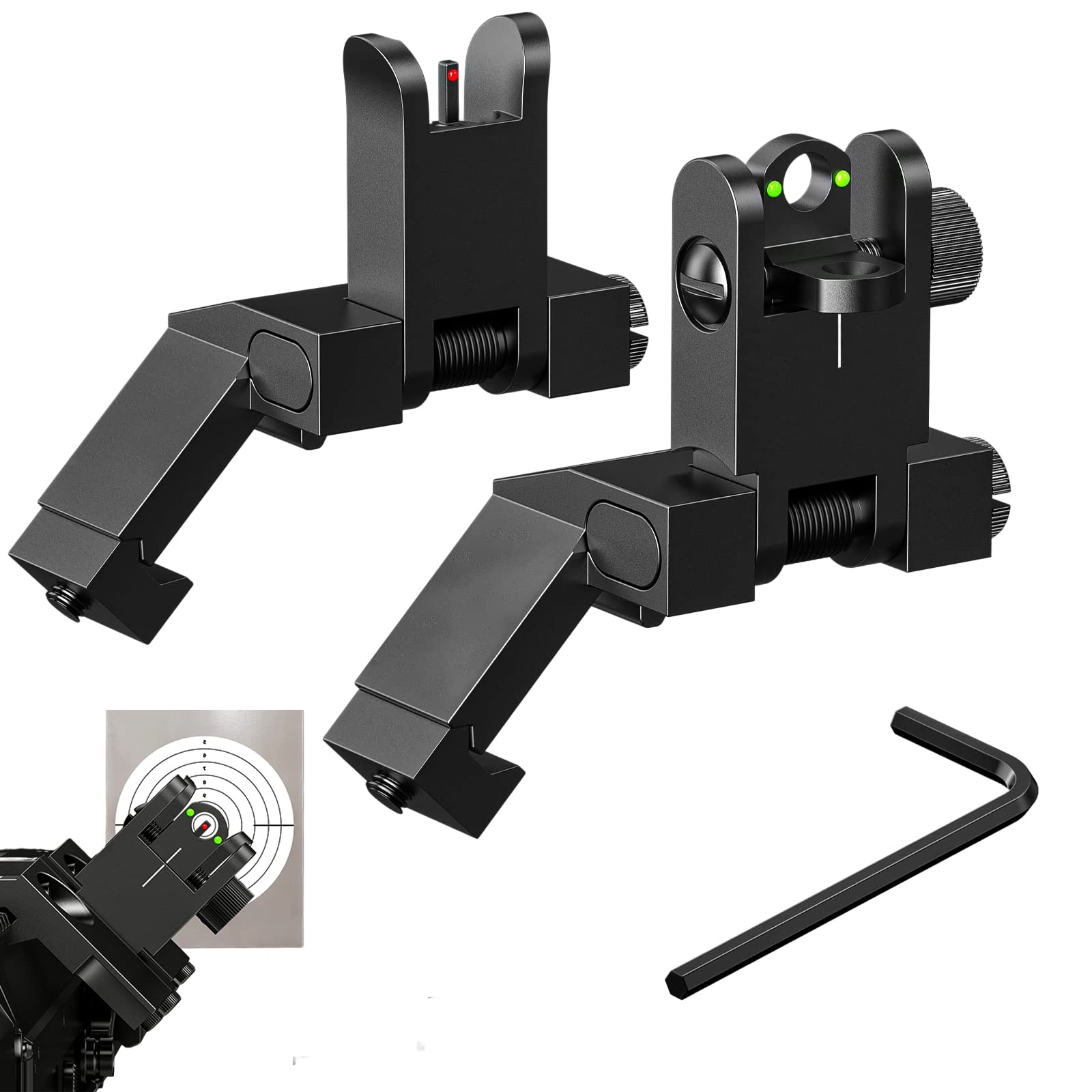 R2 Iron Sight 45 Degree Offset Hinged : Amazon.de: Sports & Outdoors